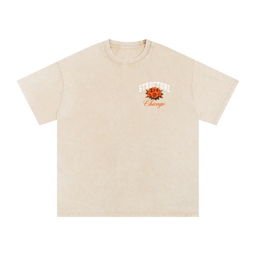 “Structured Scars ” Tee | Apricot
