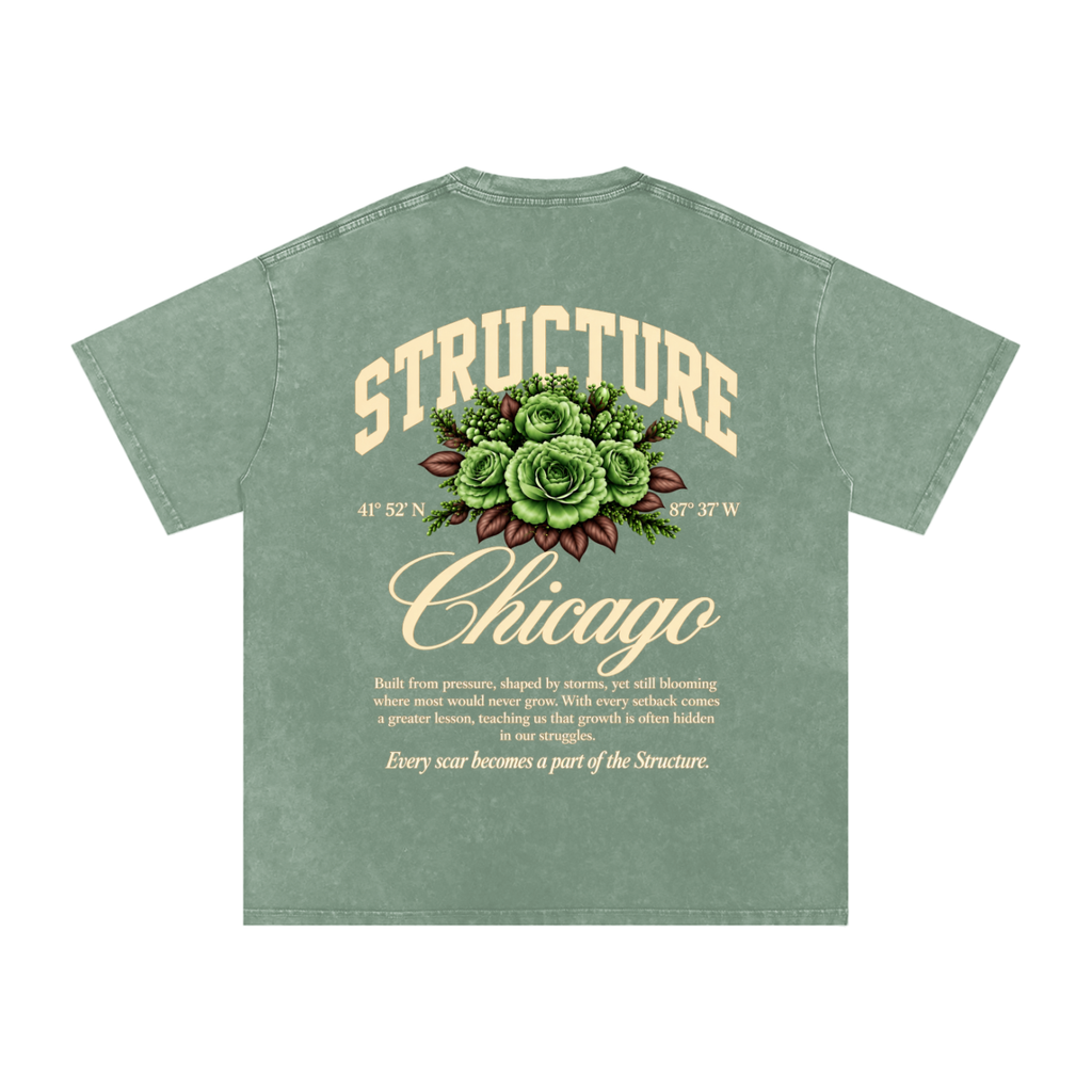 “Structured Scars” Tee | Green