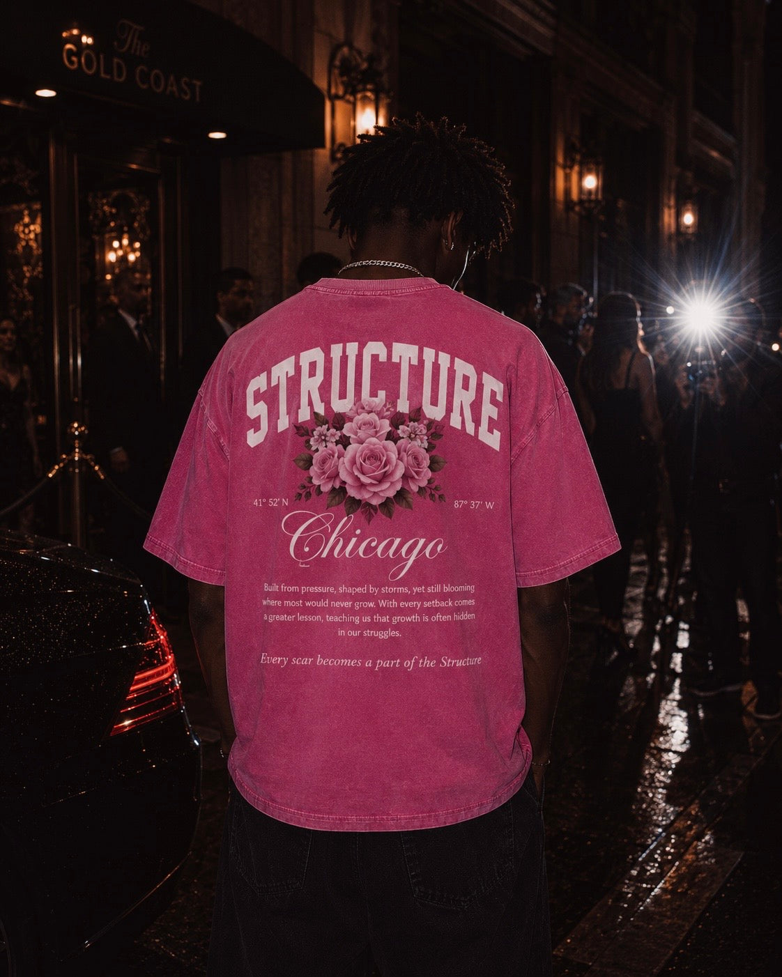 “Pressure & Pedals” Tee | Pink