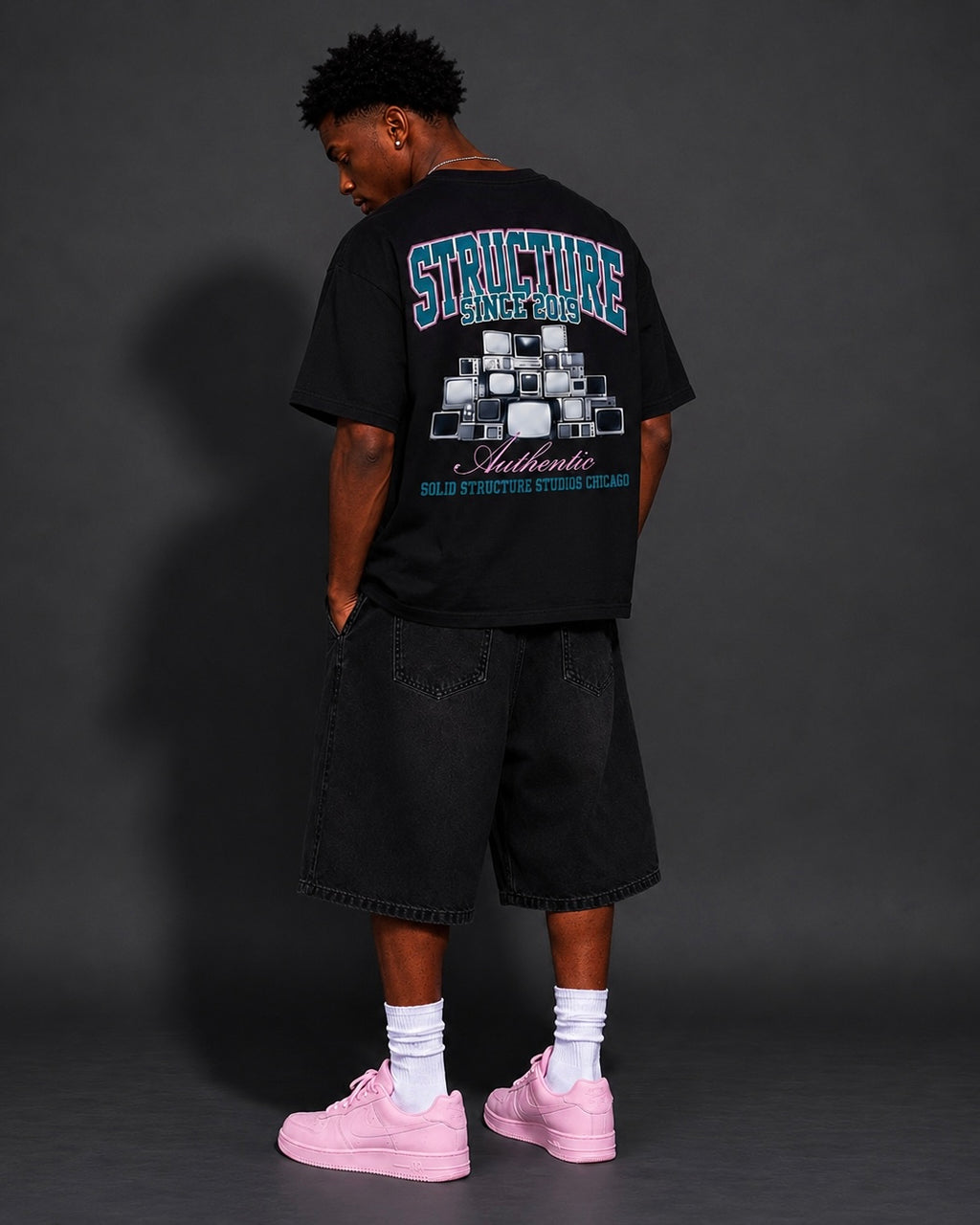 “Televised Structure” Tee