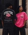 “Pressure & Petals” Tee | Black