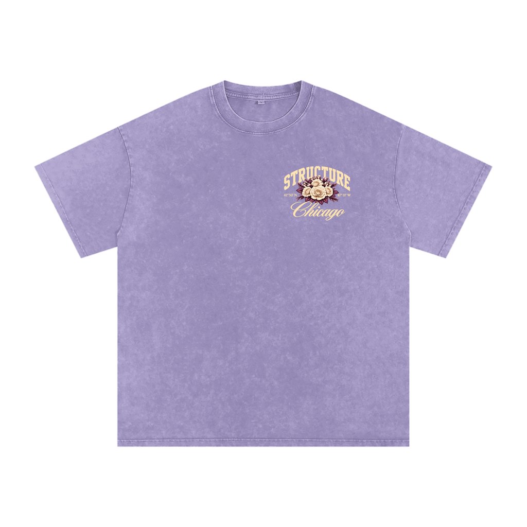 “Structured Scars” Tee | Purple